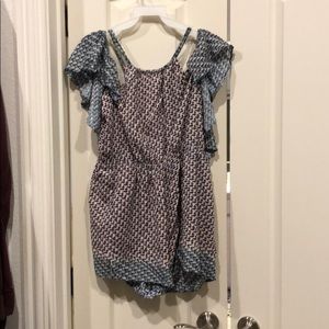 Anthropologie short jumpsuit